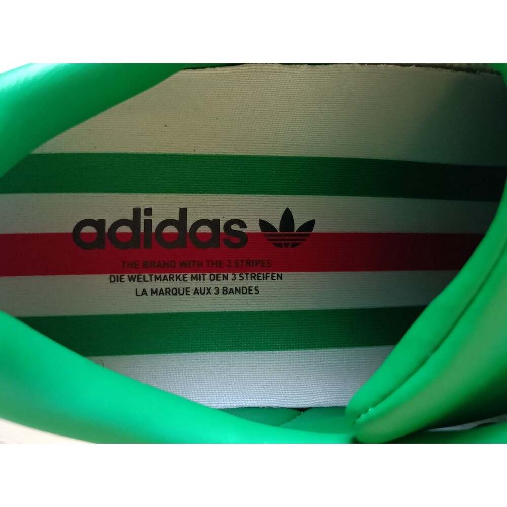 Adidas Superstar Shoes Men's 6 Green Off White Sneakers - Picture 9 of 11